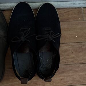 Men's Black Lace-Up Shoes